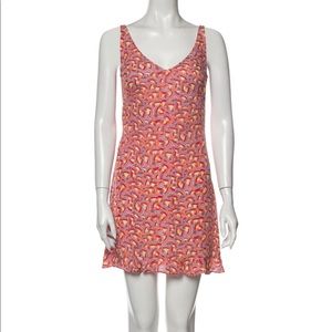100% Silk Mini Dress